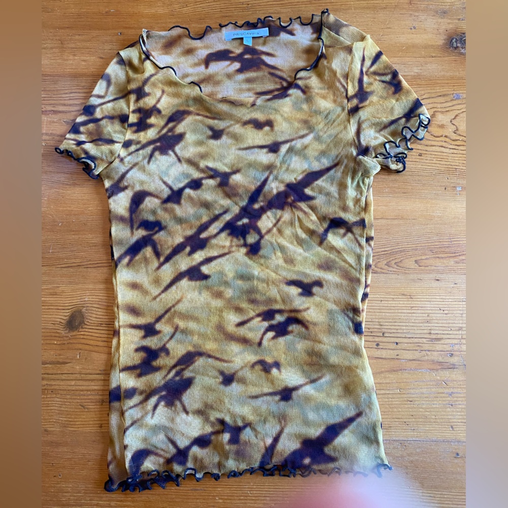 NWOT Priscavera mesh top